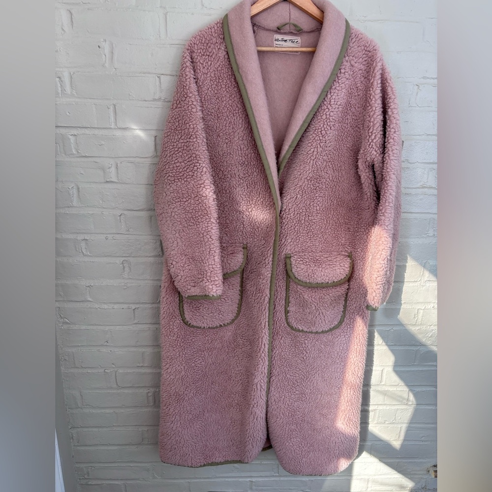 EUC Free People Irresistible Teddy Cardi Jacket Size XS OVERSIZED - Picture 5 of 6